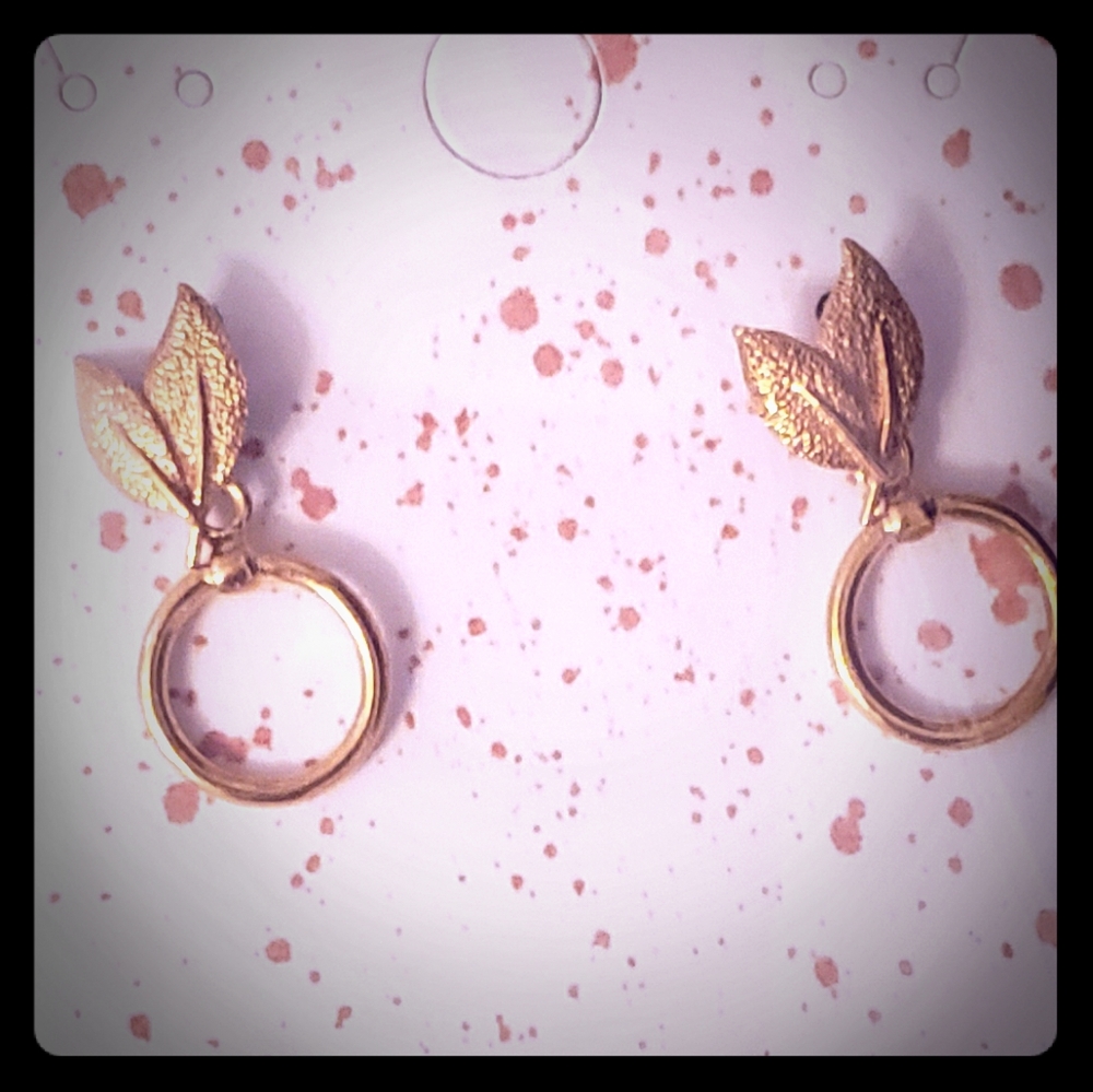 24k gold plated  earrings